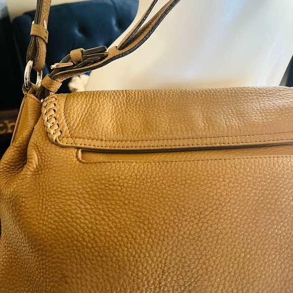 MCM Tan Leather Shoulder Bag - Picture 6 of 9